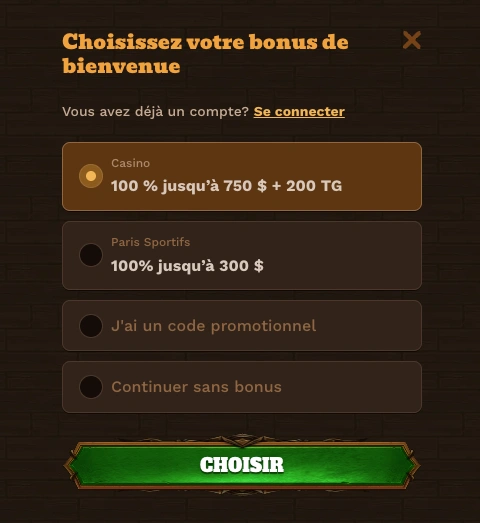 Inscription Fat Pirate Casino